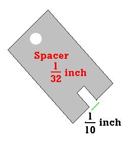 Diagram of a wheel spacer